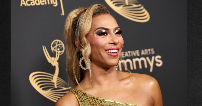 Darius Jeremy “DJ” Pierce, who goes by the stage name Shangela, is seen attending the 2022 Creative Arts Emmys in this file photo from September.