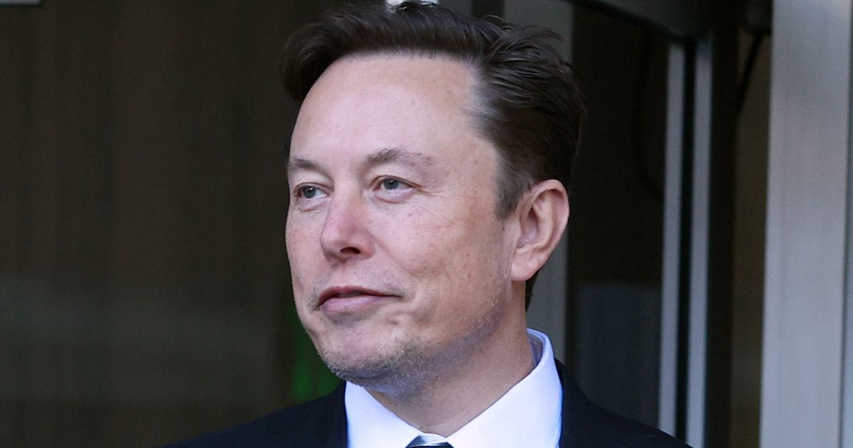 Twitter CEO Elon Musk leaves the Phillip Burton Federal Building in San Francisco, California, on Jan. 24.