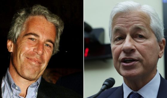 JPMorgan Chase CEO Jamie Dimon, right, denied a former bank executive's claim that he ever discussed Jeffrey Epstein's account status.