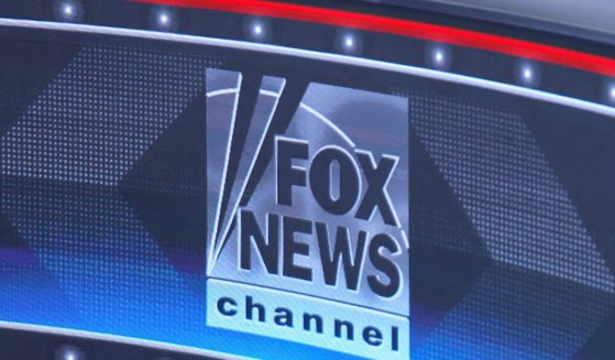 The Fox News logo is seen on the set of "Jesse Watters Primetime" at Fox News Channel Studios in New York City on June 29, 2022.