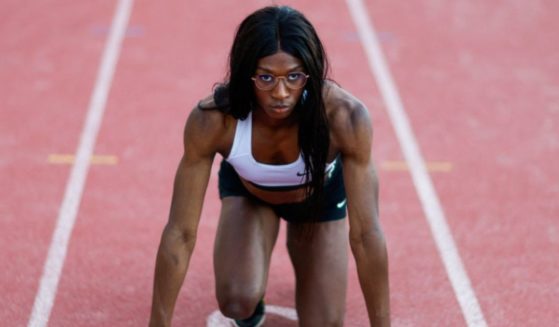 Halba Diouf, a man pretending to be a woman, is complaining that he may not be able to compete against real women in the 2024 Olympics due to new rule changes.