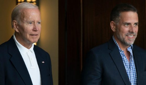 President Joe Biden and his son, Hunter Biden, are seen in a file photo from August 2022. Hunter Biden is reportedly considering starting a legal defense fund to raise as much as $10 million.