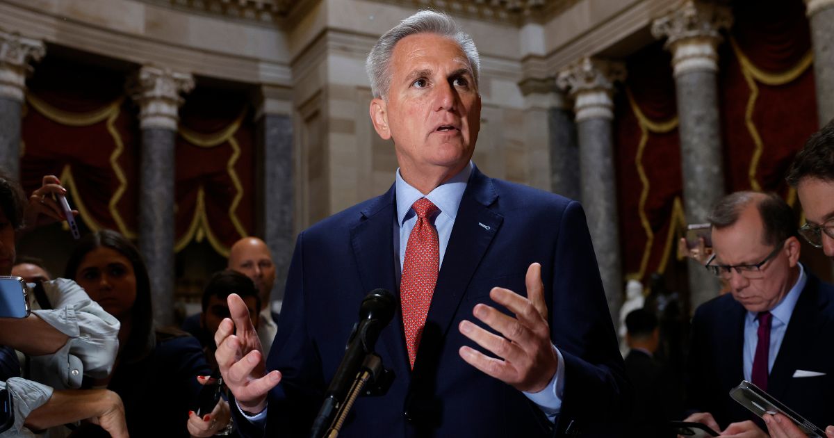 McCarthy uses stats to prove spending, not revenue, is causing debt issue.