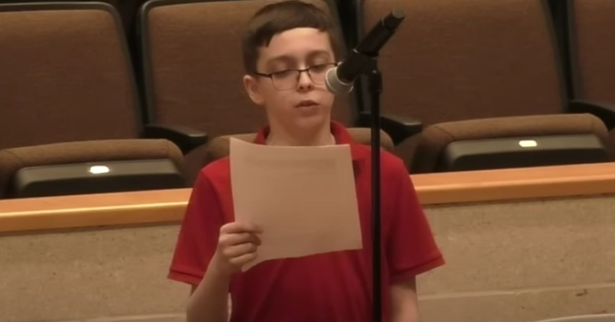 Liam Morrison was pulled out of his gym class at Nichols Middle School in Middleborough, Massachusetts, for wearing a t--shirt that stated a simple truth. He then spoke out during recent school committee meeting.