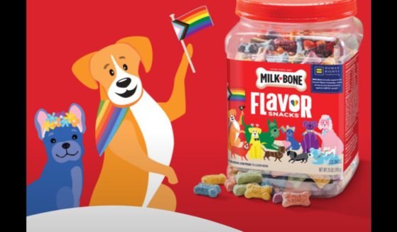 Milk-Bone is selling "pride-themed" dog biscuits.