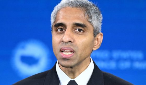 U.S. Surgeon General Vivek Murthy speaks during the U.S. Conference of Mayors' winter meeting at the Capital Hilton in Washington, on Jan. 18.