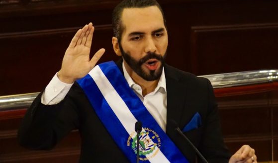 Salvadoran President Nayib Bukele speaks on June 1, 2021, in San Salvador, El Salvador.