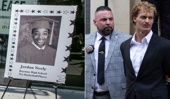 Marine veteran Daniel Penny, right, has been charged with second-degree manslaughter in the death of Jordan Neely, left.