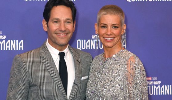 Paul Rudd and Evangeline Lilly attend the U.K. premiere of "Ant-Man and the Wasp: Quantumania" on Feb. 16 in London.