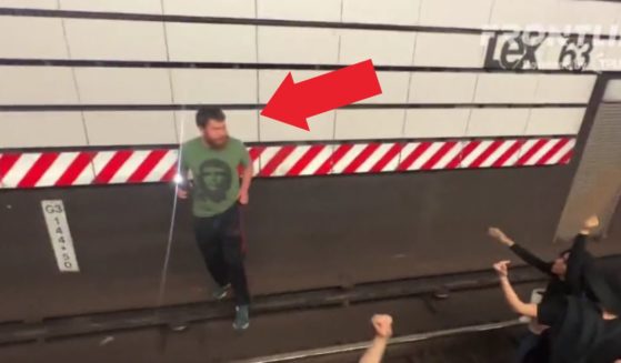 On Saturday, protesters in New York City shut down part of the subway system with protests, but one protester made a near-fatal mistake near the third rail.