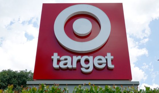 A Target sign is pictured outside of a Target store in North Miami Beach, Florida, on May 17.