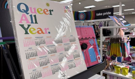 ”Pride” month merchandise is displayed at a Target store in Nashville, Tennessee. (George Walker IV / AP)