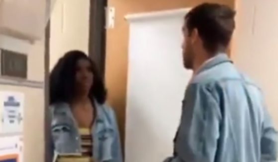 Earlier this month, a video showing a female student, left, pepper spraying her teacher, right, in Antioch, Tennessee, went viral.