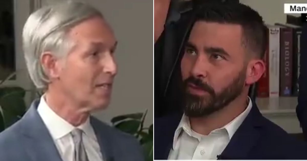 ew Hampshire Town Hall panelist Jonathan Leslie, right, called out CNN's Gary Tuchman, left, for claiming Donald Trump had been overly focused on the 2020 election when, as Leslie pointed out, it was CNN who brought up the subject.