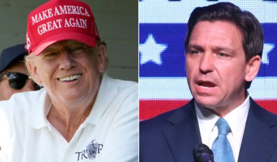 Former President Donald Trump used a leaked video of a 2018 Ron DeSantis debate prep session against him.