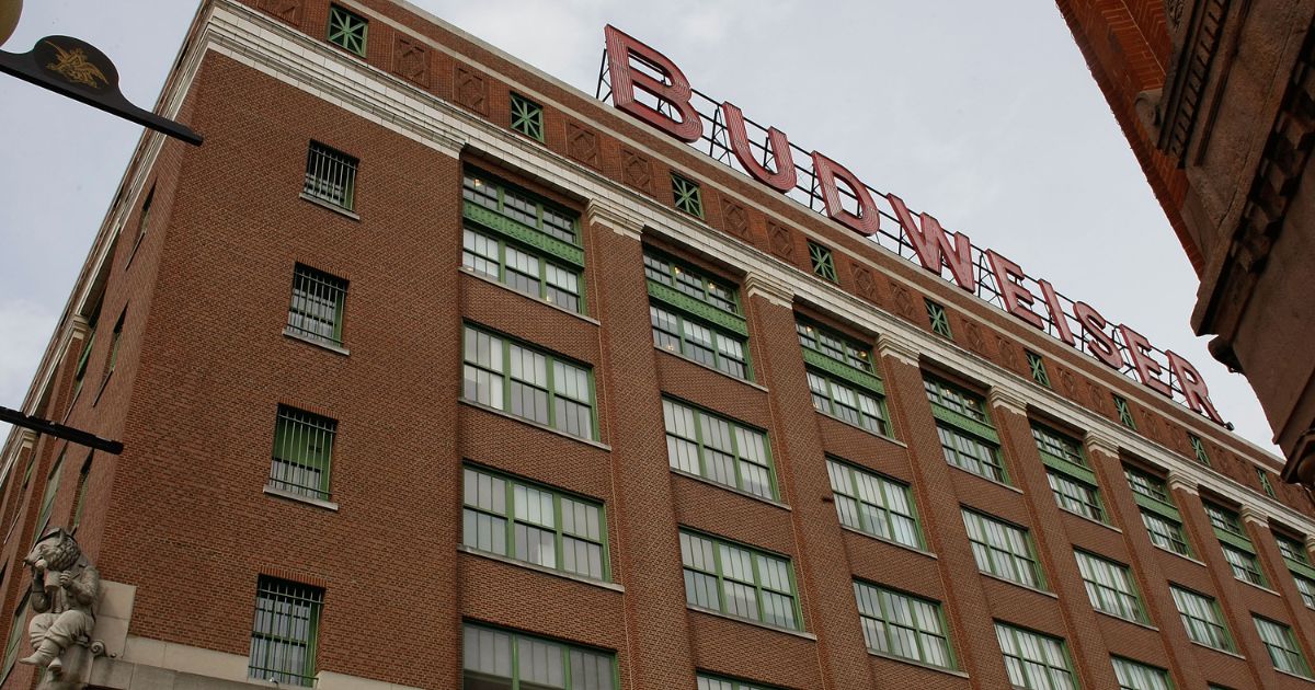 The headquarters of Anheuser-Busch, Inc. is seen June 26, 2008, in St. Louis.