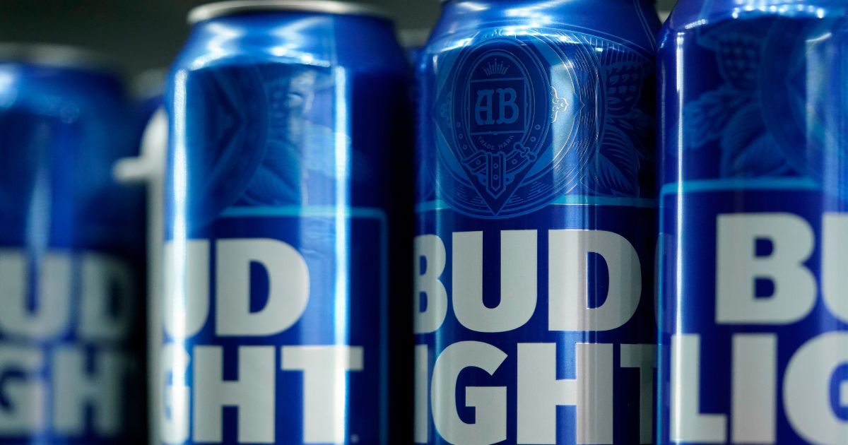 Cans of Bud Light beer are seen before a baseball game between the Philadelphia Phillies and the Seattle Mariners, Tuesday, April 25, 2023, in Philadelphia. (Matt Slocum / Associated Press)