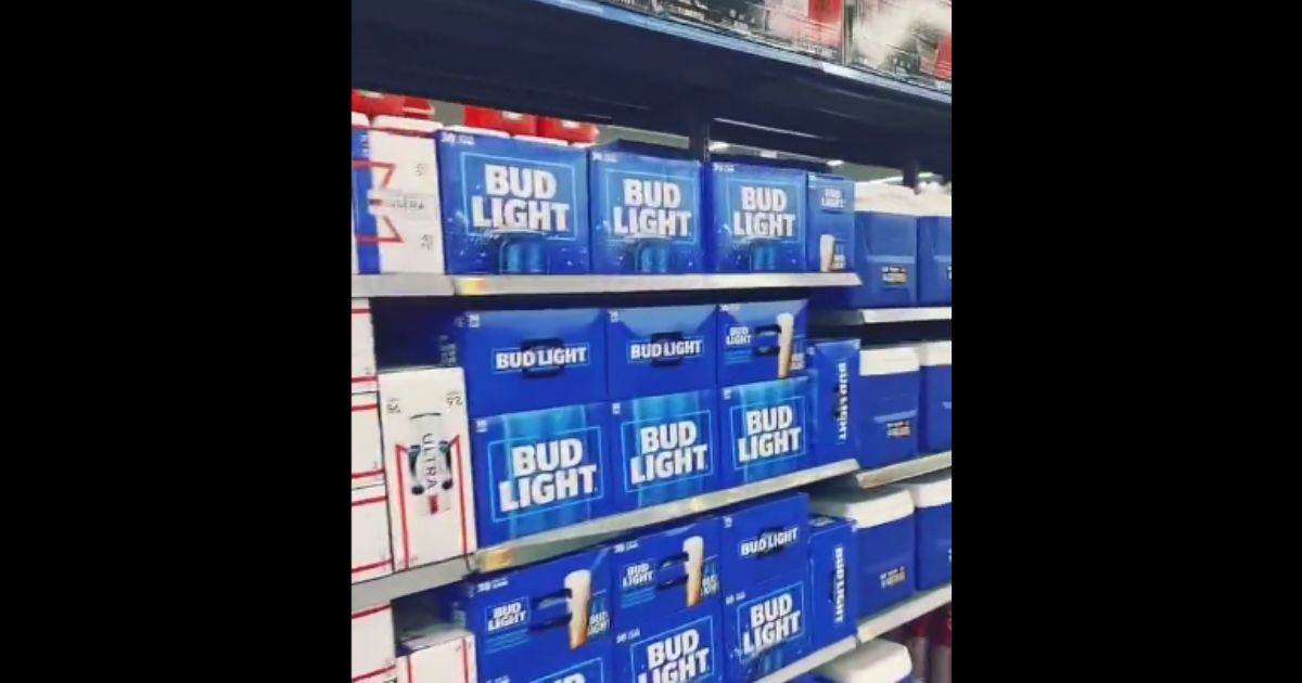 The above image is of Bud Light beer.
