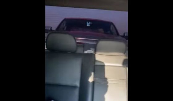 Two travelers documented a terrifying road rage incident in Edmonton, Alberta, on Wednesday.