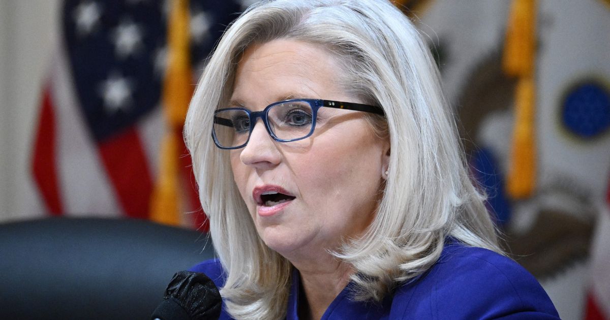 Then-Rep. Liz Cheney speaks during a hearing on Capitol Hill in Washington, D.C., on Dec. 19, 2022.