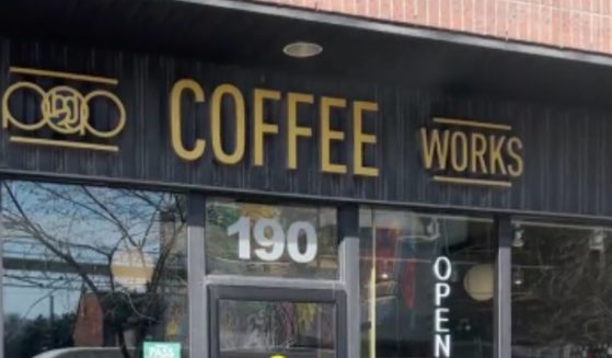 The above image is of a coffee shop in Toronto.