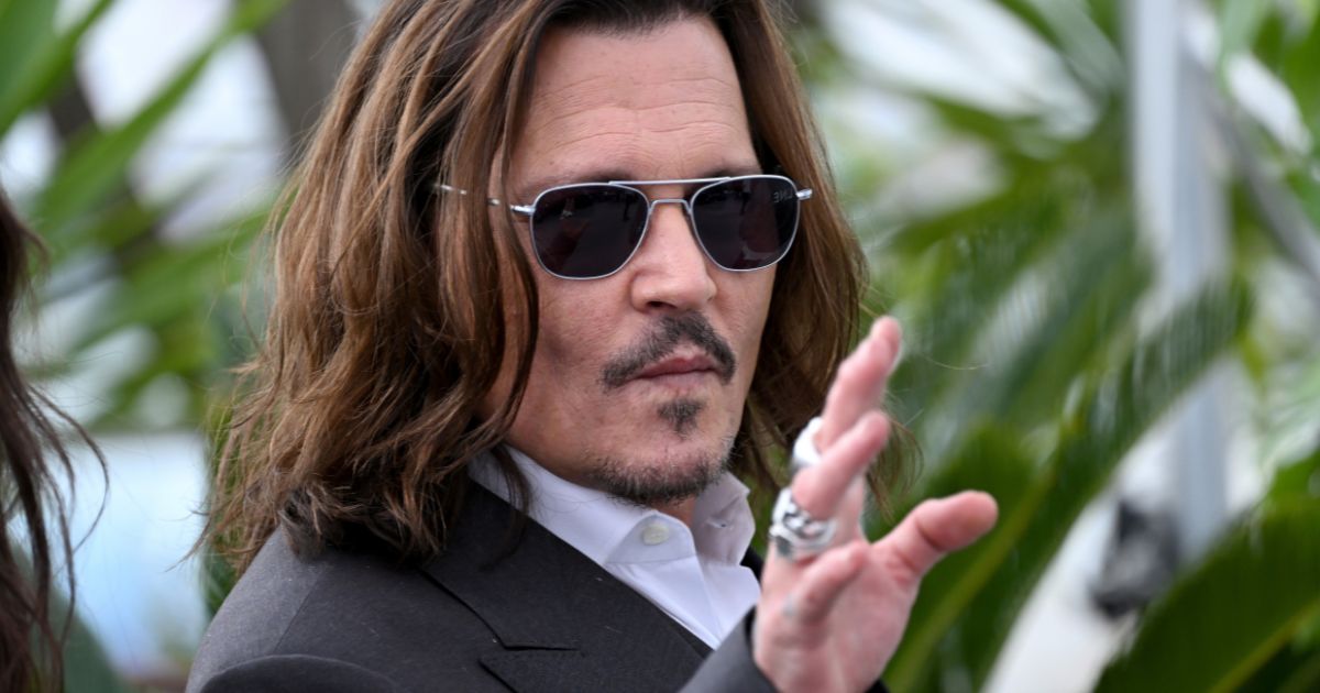 Johnny Depp attends the "Jeanne du Barry" photo call at the 76th annual Cannes film festival at Palais des Festivals on Wednesday in Cannes, France.