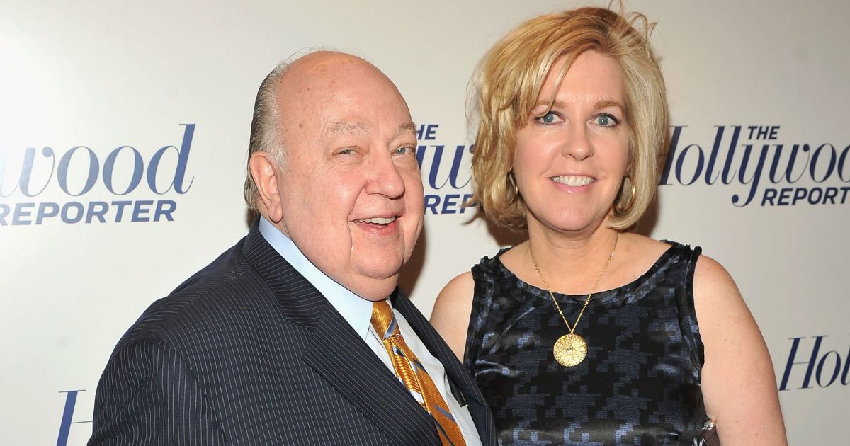 Roger Ailes, left, and Elizabeth Ailes, right, attend the Hollywood Reporter celebration of "The 35 Most Powerful People in Media" in New York City on April 11, 2012.
