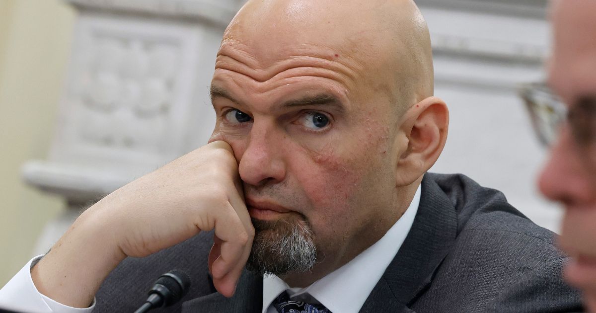 Sen. John Fetterman (D-PA) chairs a Senate Agriculture, Nutrition and Forestry subcommittee hearing to examine the Supplemental Nutrition Assistance Program (SNAP) and other nutrition assistance programs in the Farm Bill on April 19 in Washington, D.C.