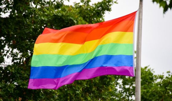 The above stock image is of a "pride" flag.