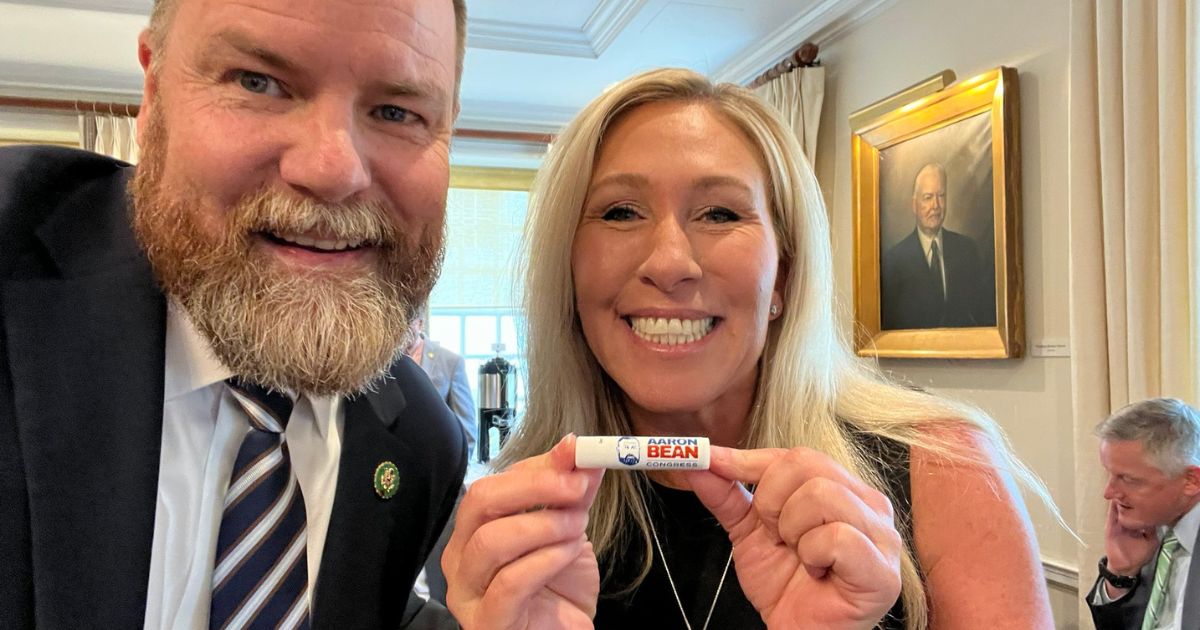 Rep. Marjorie Taylor Greene bought chapstick at an auction.