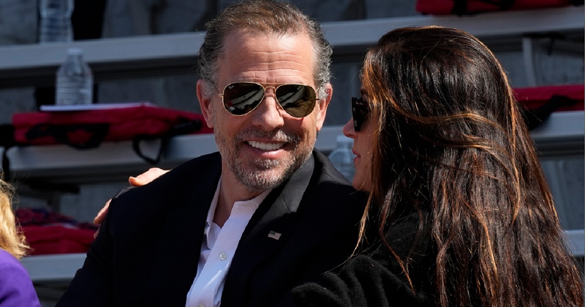 Hunter Biden and his sister, Ashley, attend the graduation Saturday of Hunter's daughter, Maisy, from the University of Pennsylvania in Philadelphia.