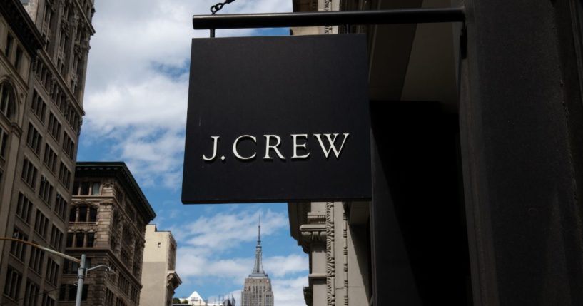 A J. Crew store on 5th Avenue is seen in New York City.