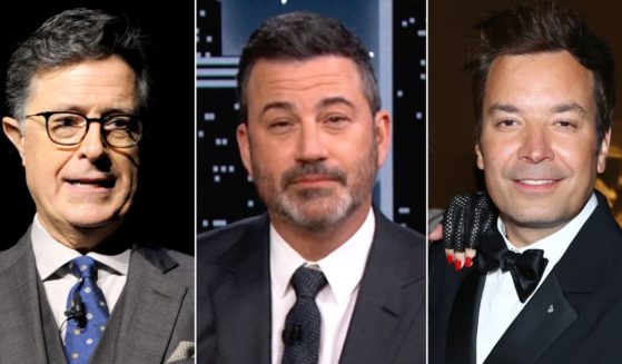 The late-night talk shows hosted by, from left, Stephen Colbert, Jimmy Kimmel and Jimmy Fallon are going on hiatus because of a writers strike.