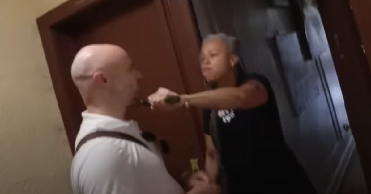 Prof. holds machete to reporter’s neck, curses pro-life activists in shocking video.