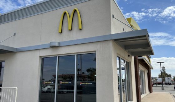 The above image is of a McDonald's in Buttonwillow, California.
