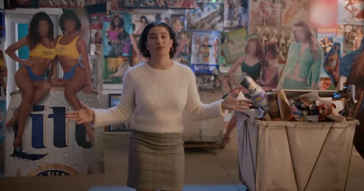 Actress Ilana Glazer appears in a Miller Lite video released in March.