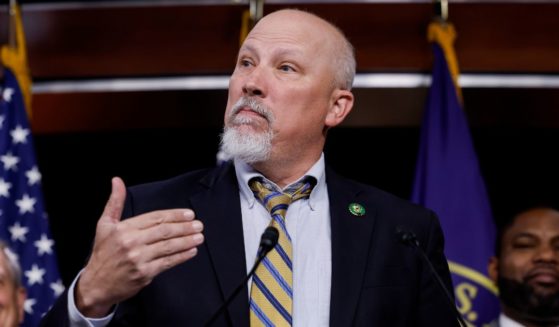 Rep. Chip Roy speaks during a news conference with the House Freedom Caucus on the debt limit negotiations at the U.S. Capitol Building in Washington, D.C., on March 10.