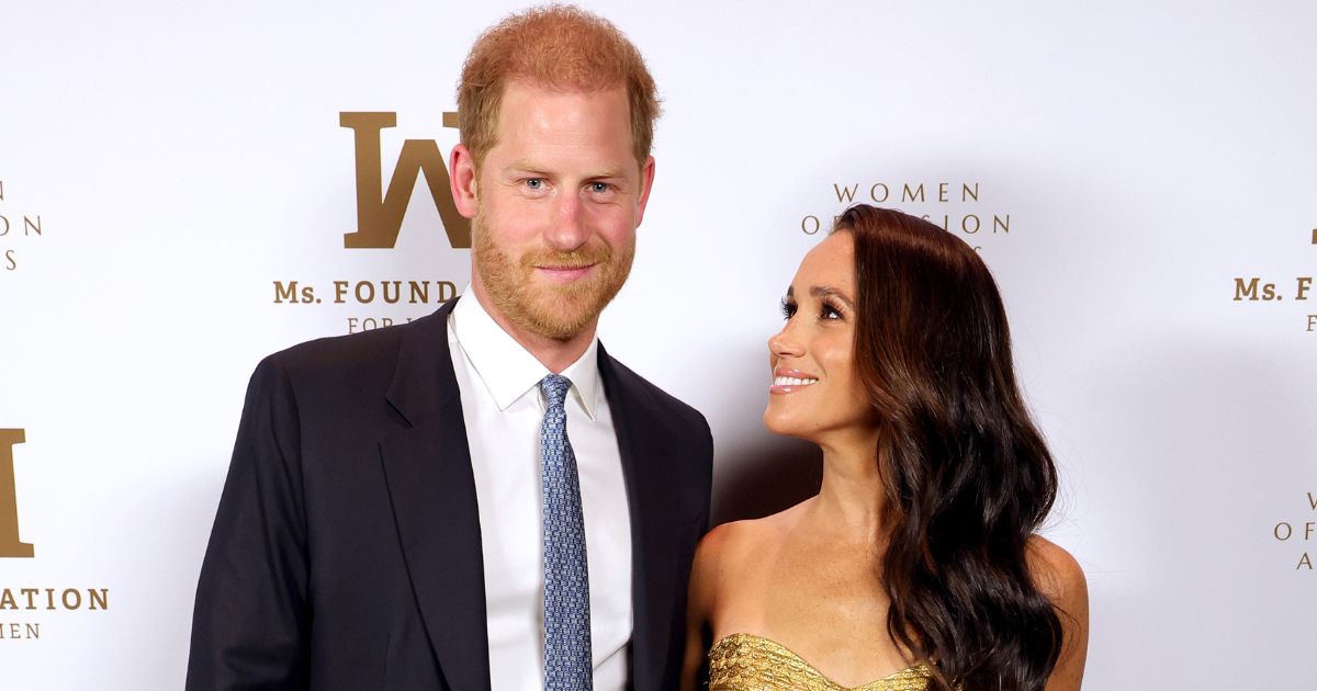 Prince Harry, Duke of Sussex, and Meghan, Duchess of Sussex, attend the Ms. Foundation Women of Vision Award at Ziegfeld Ballroom in New York City on Tuesday.