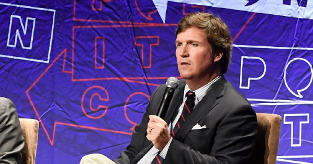 former Fox News host Tucker Carlson, pictured in a 2018 file photo.