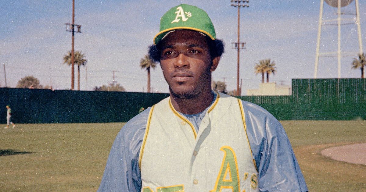 This 1976 file photo shows Oakland A's Vida Blue, the hard-throwing left-hander who became one of baseball's biggest draws in the early 1970's and helped lead brash Oakland Athletics to three straight World Series titles.