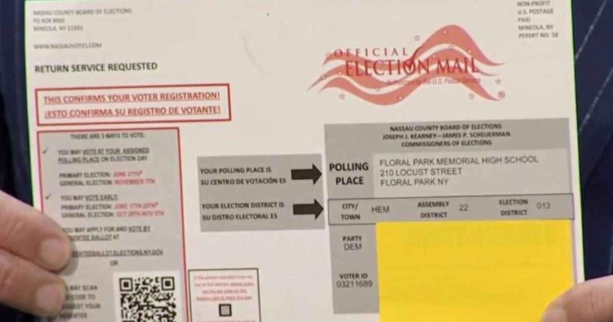 NY County Voter Registration Cards Incorrectly Label All Voters as Democrats Due to ‘Human Error’