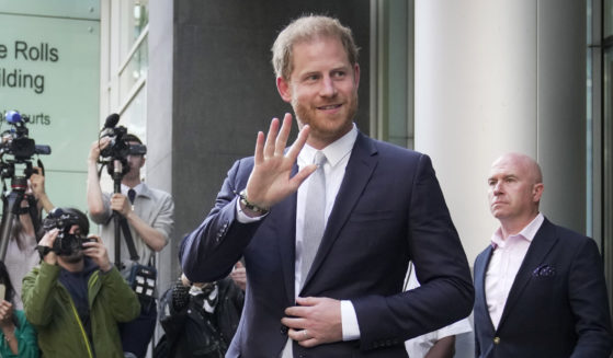 Prince Harry leaves the High Court after giving evidence in London, Wednesday, June 7, 2023.