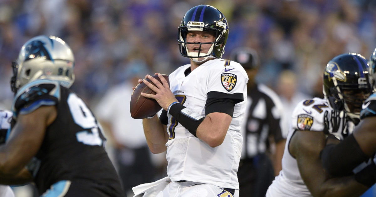 Quarterback Ryan Mallett, then with the Baltimore Ravens in a 2016 file photo.