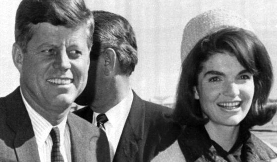 President John F. Kennedy and his wife Jacqueline arrive at Dallas Love Field, Nov. 22, 1963, the day he was assassinated.