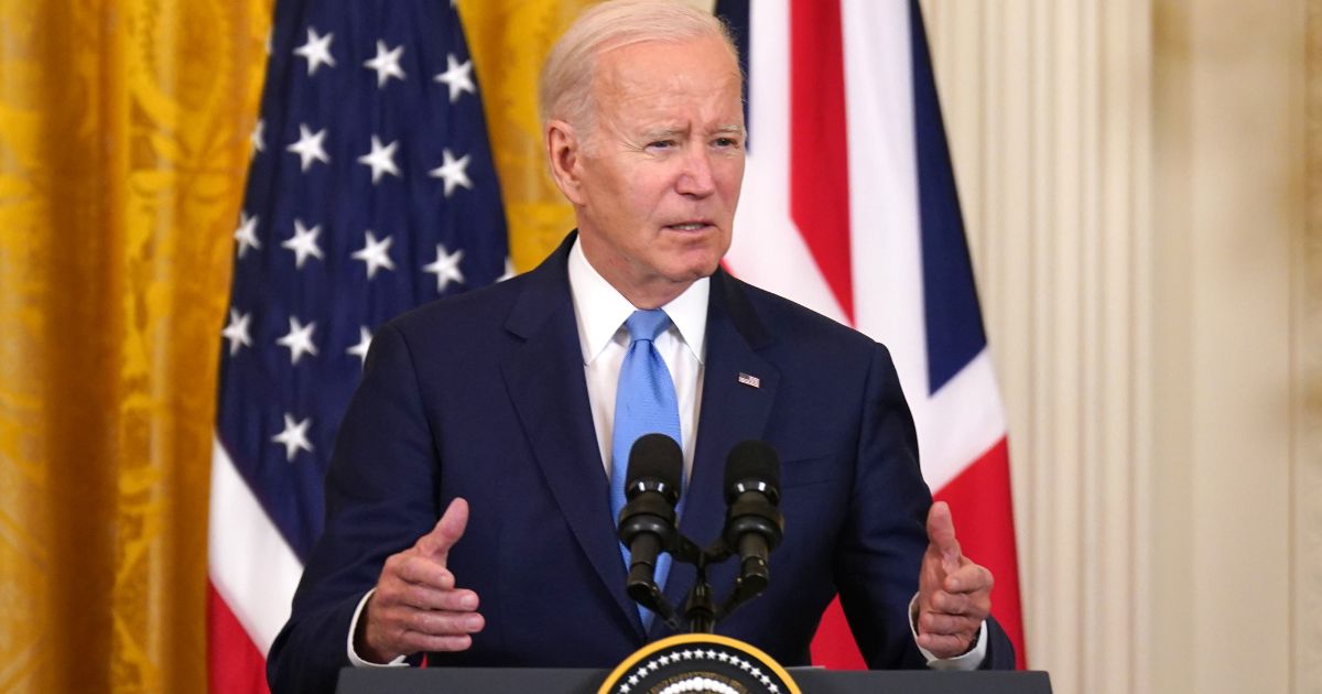 President Joe Biden laughed off a reporter's question about a report that he received a $5 million bribe when he was vice president.