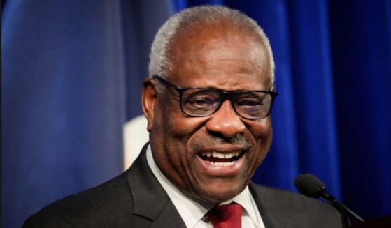 Associate Supreme Court Justice Clarence Thomas is seen in a file photo from October, 2021 in Washington, D.C.