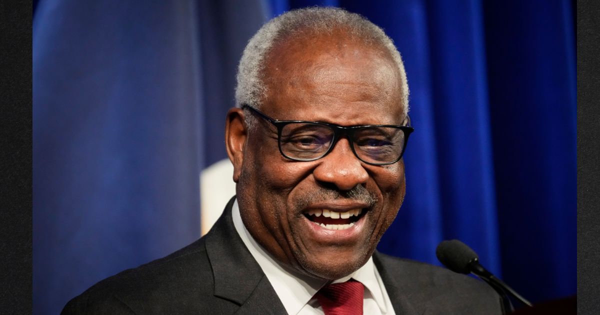 Associate Supreme Court Justice Clarence Thomas is seen in a file photo from October, 2021 in Washington, D.C.