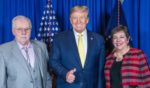 John and Barbara Rumpel with former President Donald Trump