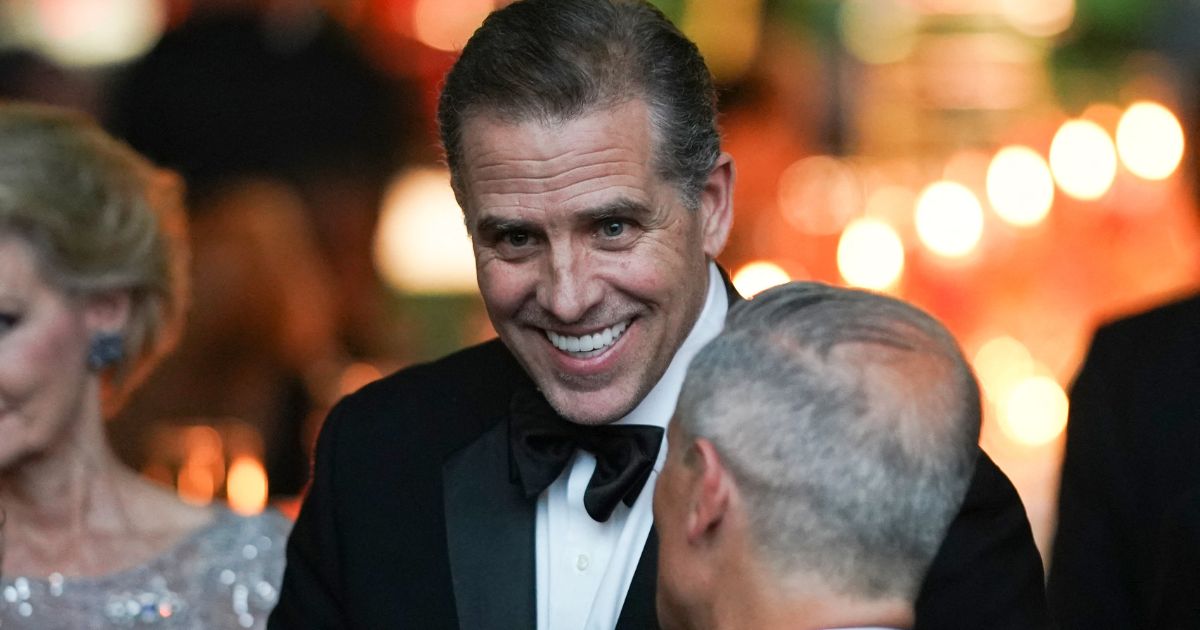 Hunter Biden attends an official state dinner at the White House in Washington, D.C., on Thursday.
