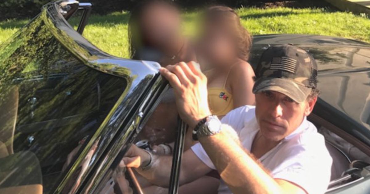 A photo shows Hunter Biden driving what appears to be his dad's Corvette on the same day he allegedly made a thuggish phone call to a Chinese businessman.